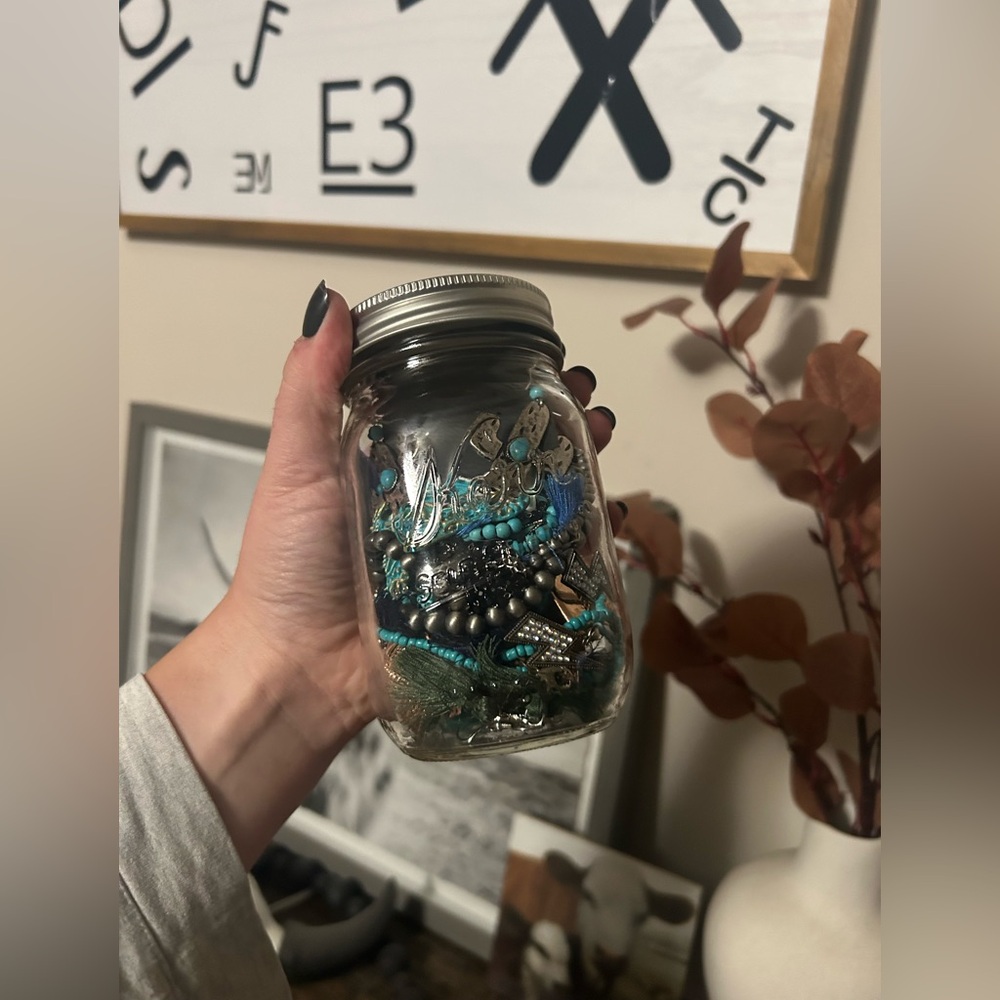 Western MYSTERY Jewelry Jar
